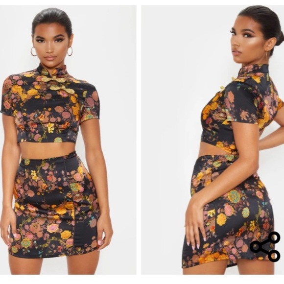 formal skirt and shirt